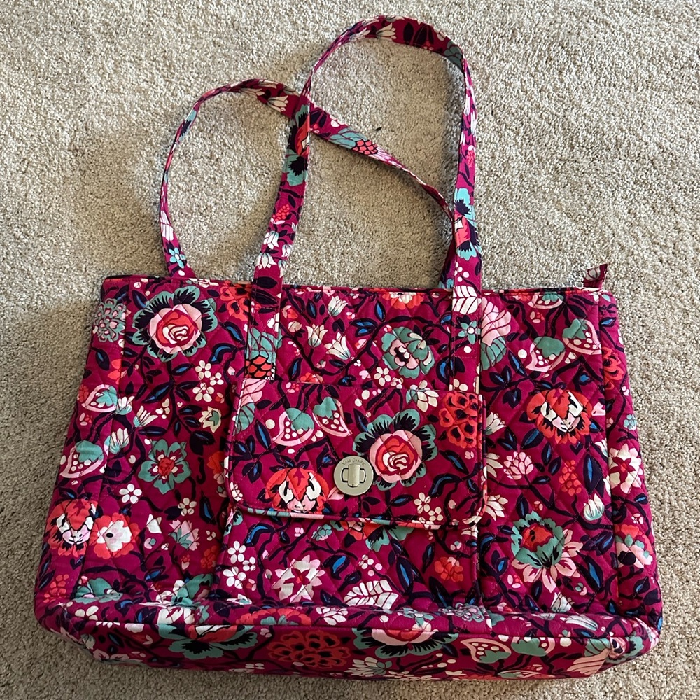 Vera Bradley Bloom Berry tote